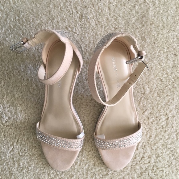 Marc Fisher ankle strap high heels, size 7.5 - Picture 9 of 10